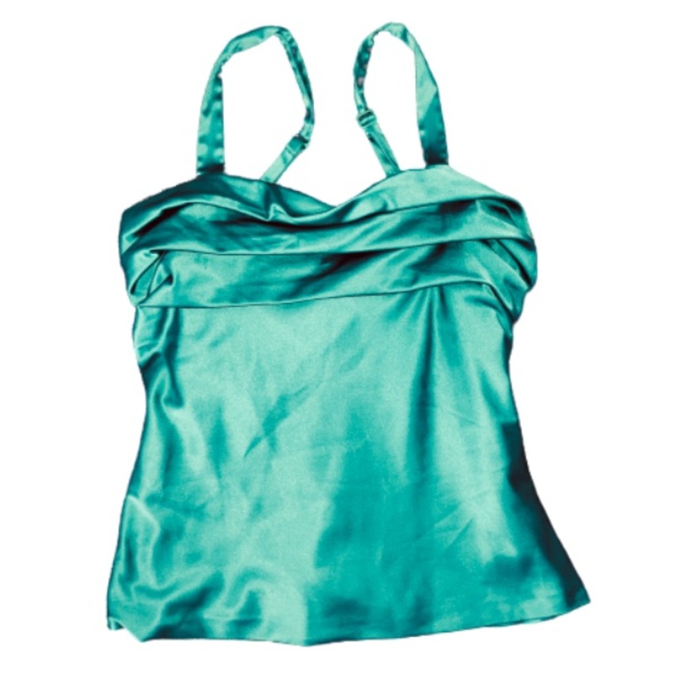 THE LIMITED Emerald green formal top